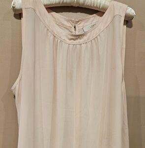 LOFT Soft Pink Sleeveless Top